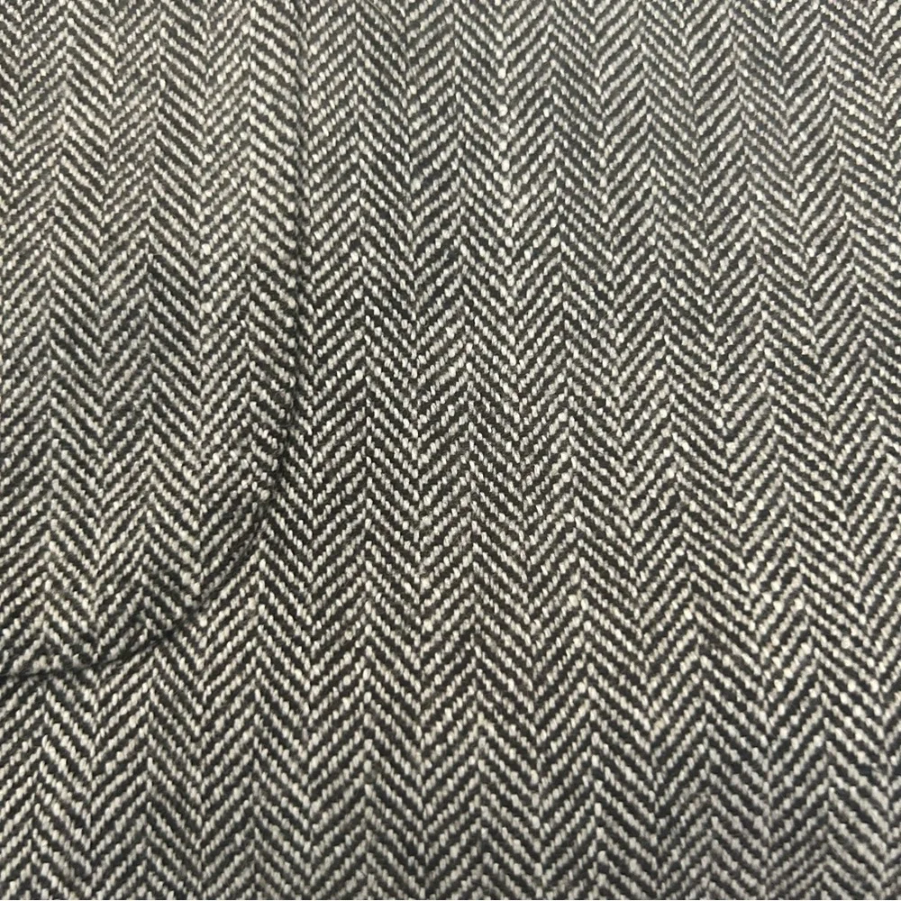 C&R Clothing black white herringbone print 2 button blazer jacket